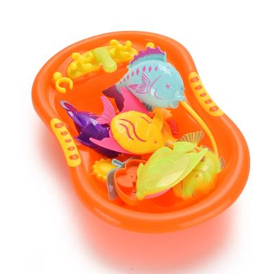 China Interest Songrebo Children's Fishing Fishing Set Fishing Toys Fun Fishing Game Toys Set Early Education Water for sale