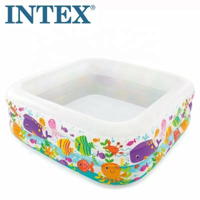 China 10.92kg 3pc/ctn Clearview Inflatable Aquarium Swimming Pool Sea Center Intex 57471 Clearview Pool Inflatable Aquarium Sea Center PVC Color Box NC; FUJ 0.3mm for sale