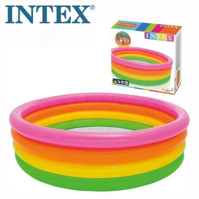 China PVC INTEX 56441 Sunset Glow Color Box Inflatable Swimming Water Pool NC 15.5kg For Child And Adult PVC 168 Cmx46 cm 6pc/ctn 0.23mm; FUJ for sale