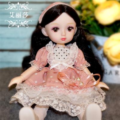 China Decoration Toy Songrebo Children 10 Inch Bjd Doll, Dress Up Skirt Suit OEM Customized Alisa Suit for sale