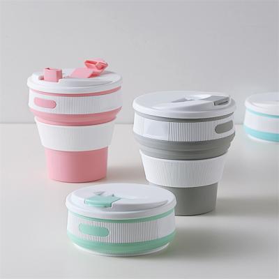 China Viable Hot Selling S+P Mini Business Travel Folding Mug Outdoor Travel Silicone Folding Mug for sale