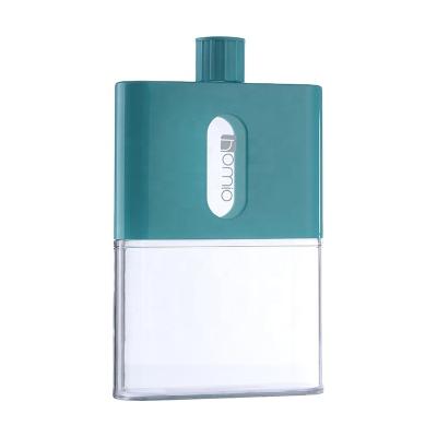 China BPA Free A5 Paper Book Bottle Vial Water Bottle Pad Notebook Portable Plastic Free Viable Flat Paper Cup Flat Beverage Kettle S+P for sale