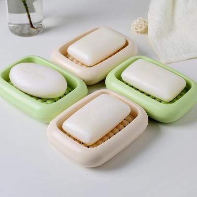 China Modern Good Quality Natural Bamboo Fiber Bathroom Soap Dish Japanese Style Soap Holder for sale