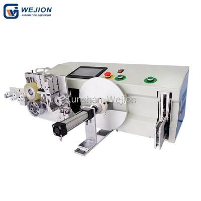 China WJ-JM01 Cable Tubing Length Meter and Automatic WINDING Winder and Soft Pipe Cutting Winding Binding Machine for sale