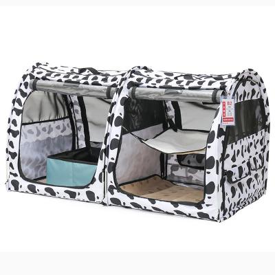 China Anti-Theft Travel Carrier Cage Dog Car Booster Seat Cover Travel Carrier Cage Pet Vehicles Bags Breathable Folding Soft Washable Travel Bag for sale