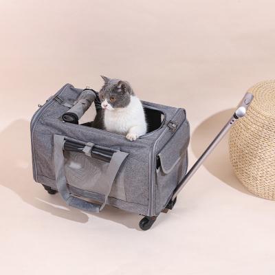 China Anti-Theft 2023 New Fashion Pet Carrier bag Hot sale High Quality Durable Airline approved Cat Bag Pet Cages Carrier for Travel for sale