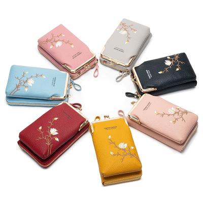 China High Quallity 2023 New Fashion Customize Design Slim Coin Purse Purse ID Credit Card Holder Short PU Leather Thin Wallet For Women for sale