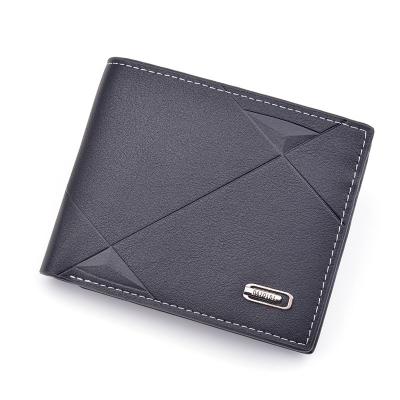 China High Quallity 2023 New Design Slim Coin Purse Purse ID Credit Card Holder PU Leather Thin Wallet For Men for sale