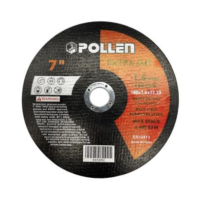 China Cutting Abrasive Metal Tools Suppliers 180x1.6x22.2mm Cutting Disc Cutting Wheel 7 Inch Cutting Wheel for sale