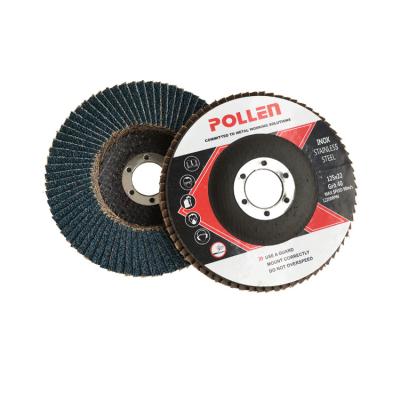 China China Quality Metal Fin Sanding Disc Abrasive Dust Tools 125mm Metal Fin Sanding Polishing Wheel Cutting for sale