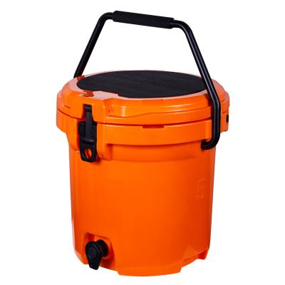 China USA Outdoor Traveling Camping Ice Bucket Waterproof Shipping Perfect For Fishing Boating Seafood Round Barrel Drink Cooler for sale