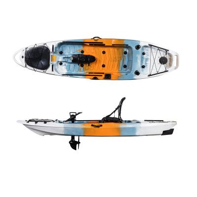 China New Arrival High Quality LLDPE 10ft Pedal Kayak 3.2m Sit On Top Kayak Fishing Kayak With Pedal System Foot Control for sale