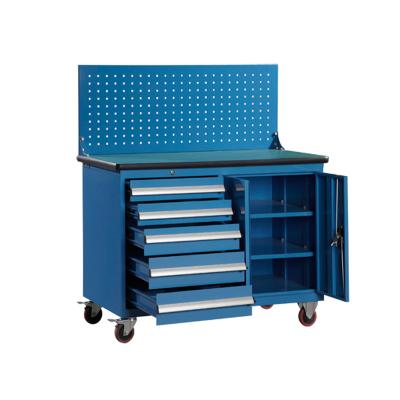 China Wholesale Cheap Caja de herramientas Factory Tool Storage Roller Cabinet Trolley and 5 Drawer Garage Tool Cabinet for sale