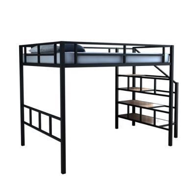 China Modern Lower Bunk Bed Attic Style Loft Apartment Bed Space Saving Modern Bed for sale