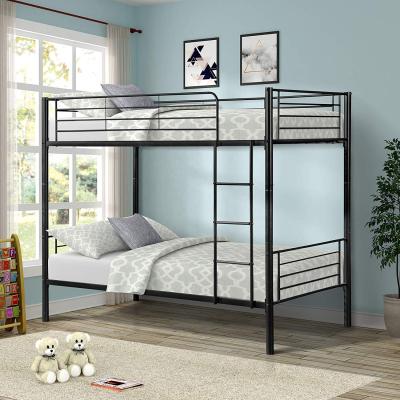 China Double Tier Bunk Bed Hotel Boarding Metal Double Crib Bed Designs Modern Cheap Price Bunk Bed For Adult for sale