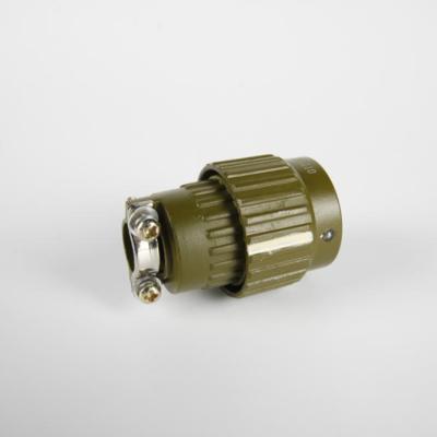 China Olive Green Military Type Connectors 7 Pin L-Cable Y2M-7TJ for sale