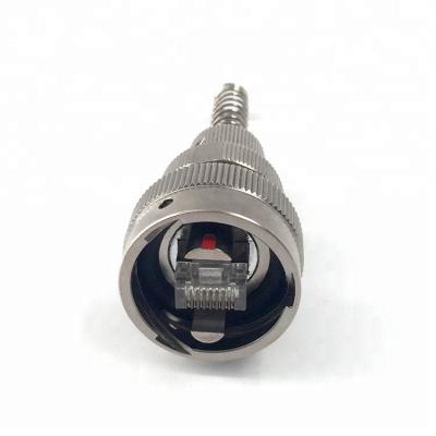 China Bayonet Coupling YW110F01S01 RJ45 USB Electrical INTERNET MILITARY CONNECTOR for sale