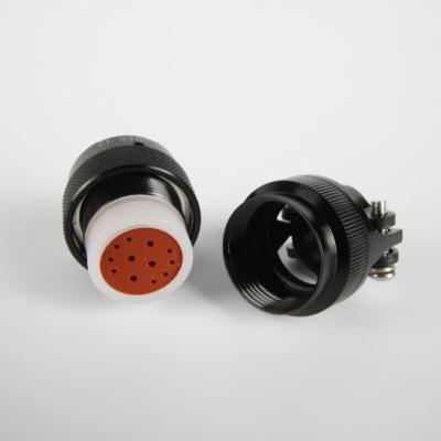 China Waterproof Round Aviation K-Plugs Stainless Steel Connector 12 Pin Female for sale