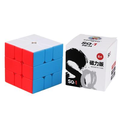 China ShengShou Sengso M.S 3x3 Speed ​​Puzzle SQUARE Magnetic Speed ​​Cube Square-1 Educational Magic Toys for sale