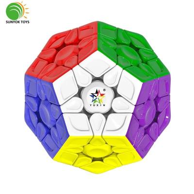 China 2021 Professional Dodecahedron Educational Mega Magic Magic Cube YuXin Little Speed ​​V3 Toy Puzzle Toys For Children for sale