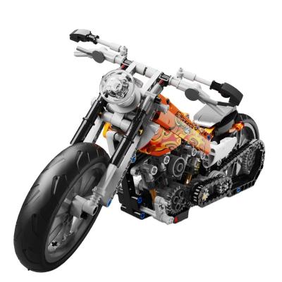 China DIY TOY Building Block Motorcycle 446 PCS Multi-scenarios decorations DIY Toy Set T3009 T3010 ride on car for kids for sale