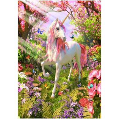 China New Size Customized Classic/Postmodern Unicorn Theme Diamond Paintings Colorful Animal Kit for sale