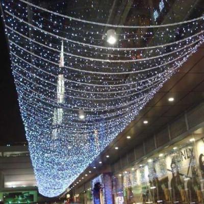 China AC LED Curtain Light Led Color Lamp String Holiday Lamp Outdoor Plug-in Waterproof Lamp With Festival Pattern Light Lamp 100 Meters Long for sale