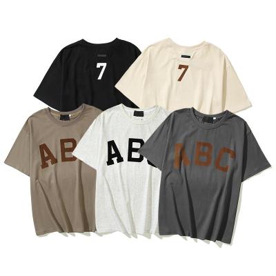 China Wholesale Vintage T-shirt Heavy High Quality Promotion Fashion Top Men's T-shirts Breathable Cotton IHJ7696 for sale