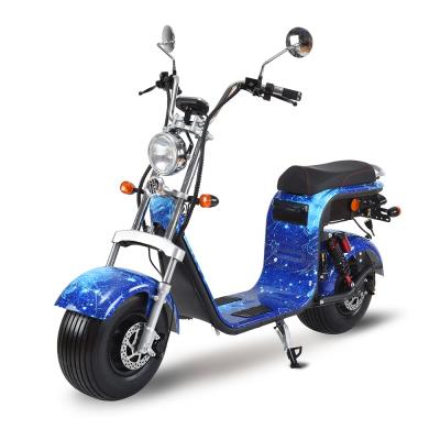 China 10 inch scrooser seev citycoco motor 1500w chopper 18*9.5 mini electric motorcycle scooter for sale