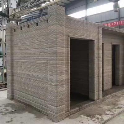 China Highly Adaptive Environment Support Material 3D Lightweight House One Story House 3D Printer Machine For Sale for sale