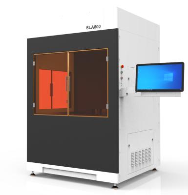 China Large SLA800 Industrial Resin 3D printer 800*800*500mm high accuracy industrial sla 3d printer for automotive for sale