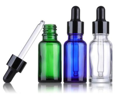 China 10mL 15ml 30ml 50ml 100ml brown /blue clear dropper bottleessential oil bottle for sale