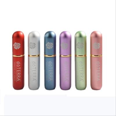 China Health Care Essential Oil Aromatherapy White Metal Inhaler Nasal Tubes Muti Color Empty Nasal Containers for sale