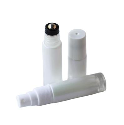 China New arrival 5ml 10ml fritillary color doterra eco-friendly glass pearl roll on bottle with steel roller for sale