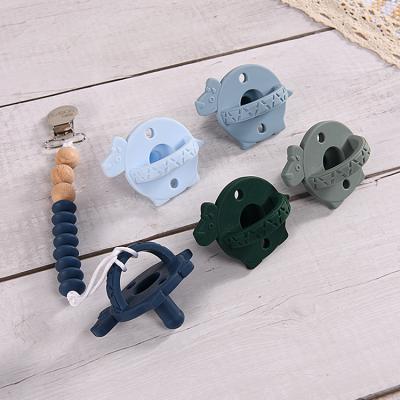 China BPA Free Soother Soother Silicone Baby Nipple Newborn Baby Pacifier for sale