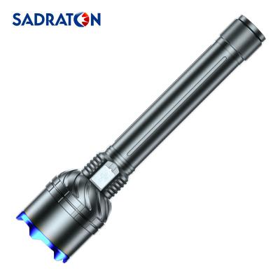 China Emergency Rescue SADRATOM Night 1km Zoom Torch Zoom Torch Light xhp160 Super Bright Hunting Rechargeable High Power Led Flashlight Strong for sale