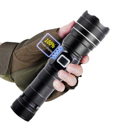 China 6000 Brightest Zoomable Led Zoomable Led Police SADRATOM Survival Hunting Survival Labor xhp90 Torch Outdoor Light Magnet Rechargeable Flashlight for sale