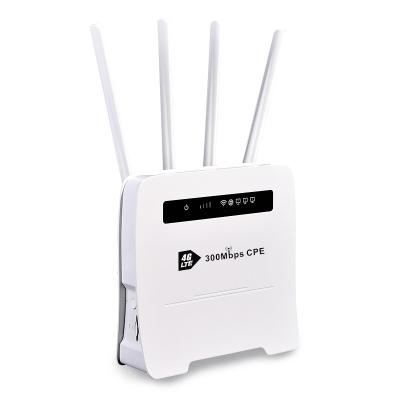 中国 300Mbps Cat 6 CPE 4G LTE モデム CPE Wifi ルータ 無線 LTE 4G WiFi ルータ 4000mah バッテリー 販売のため