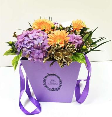 China Different Design Cardboard Flower Gift Box With Custom Logo / Environmental Friendly for sale