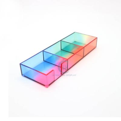 China Office Storage Wholesales Acrylic Colorful Note Holder Note Card Holders for sale