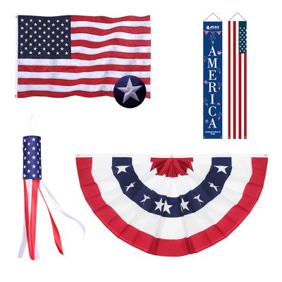 China FLAGNSHOW Flying Flag Factory USA Flying Banners Outdoor American Flag Custom for sale