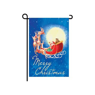 China Nonwoven Custom Design Christmas Flags Cheap Fast Delivery for sale