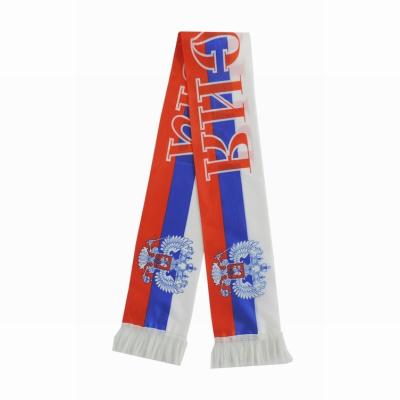 China Top Long Sales Printed Silk European Cup Soccer Scarves for sale