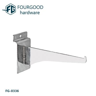 China slatwall shelf bracket can be available with holes sit FG-0336 for sale