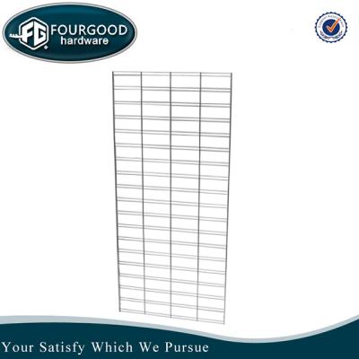 China Easy to assemble and disassemble new style gridwall system chrome metal grid panel for sale