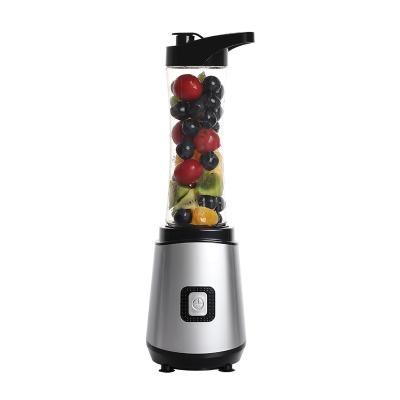 China Household Push Button Controls Type One Speed ​​Injection Portable Sports Blender 300W With 600ML Bottle for sale