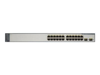 China WS-C3750V2-24TS-S  10/100M  Network Switch CISCO C3750 24 Port Catalyst for sale