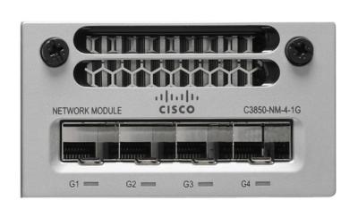 China Transceiver-Modul-Cisco-Katalysator 3850 C3850-NM-4-1G SFPs optischer zu verkaufen