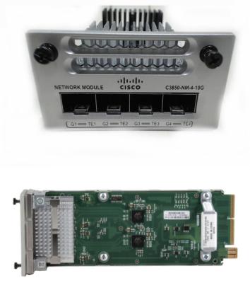 China optischer Modul-Cisco-Katalysator 3850 C3850-NM-4-10G des Transceiver-4 x 10 zu verkaufen