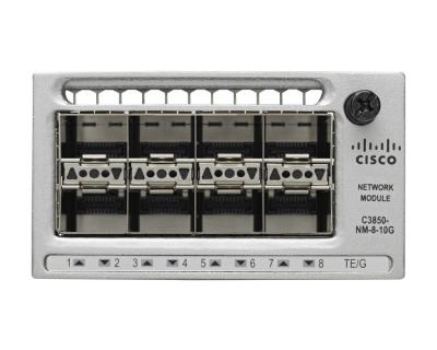 Κίνα 8 καταλύτης 3850 ενότητα c3850-NM-8-10G της Cisco λιμένων δικτύων 10GE SFP προς πώληση